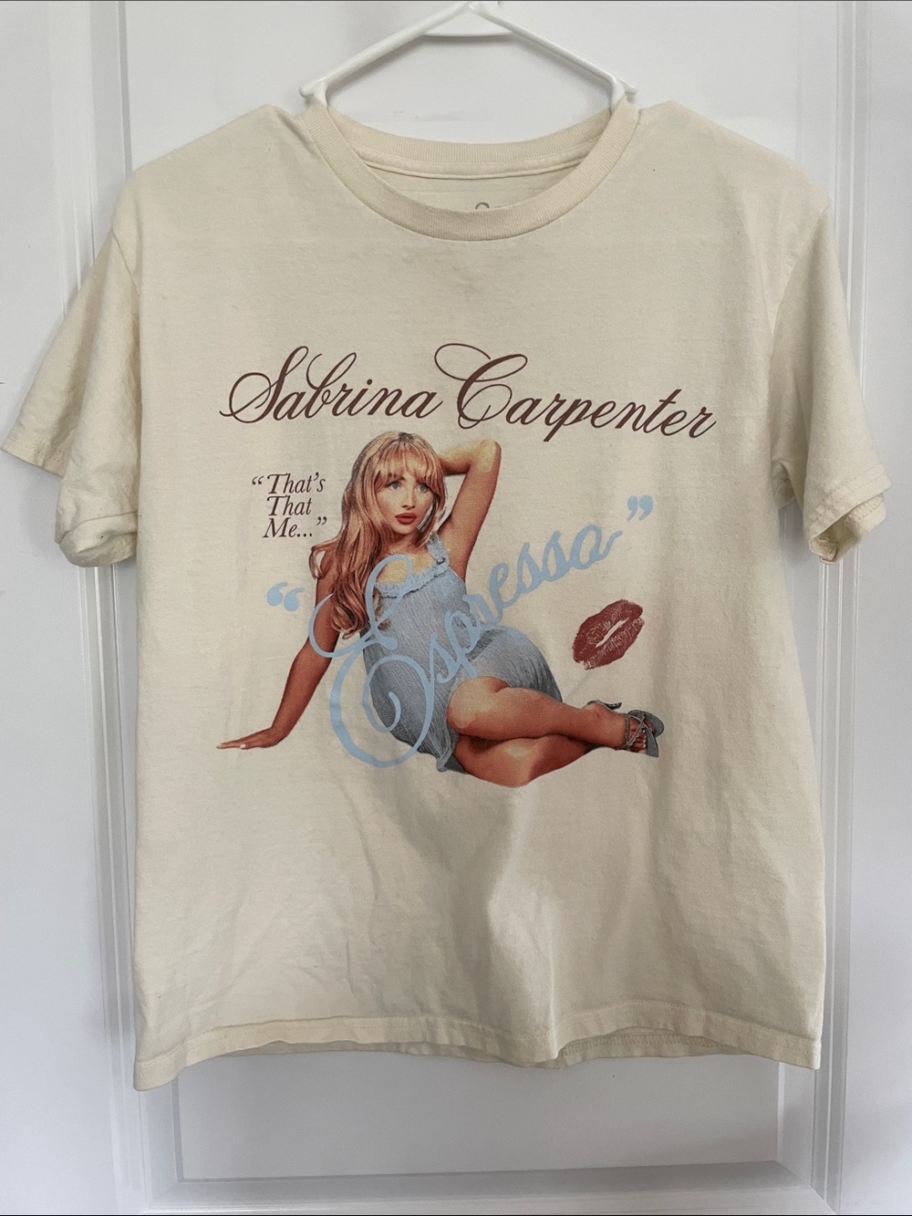 Sabrina Carpenter "Espresso" Graphic Tee - size Small